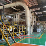 Production line of palm tree fiberboard