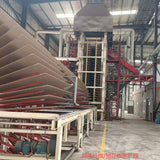 Reed fibre/particleboard production line